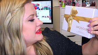 Leah Janae unboxes the OROGOLD Box
